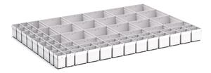 64 Compartment Box Kit 100+mm High x 1050W x750D drawer 1050mmW x 750mmD 43020779 